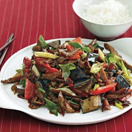 Pork and Bell Pepper Stir-Fry   (Rachael Ray)