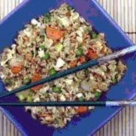 The authentic chicken fried rice