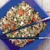 The authentic chicken fried rice