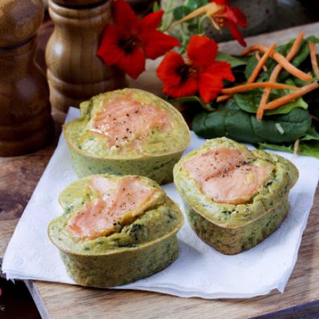 Smoked Salmon Breakfast Muffins