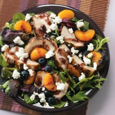 Grilled Chicken Salad with Blueberry Vinaigrette Recipe