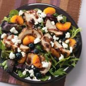Grilled Chicken Salad with Blueberry Vinaigrette Recipe
