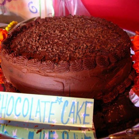 Double layer chocolate mousse cake