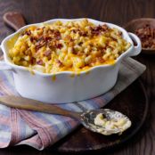Three-Cheese Macaroni & Cheese with Country Smoked Bacon