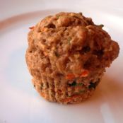 Lowfat Carrot, Banana, Zucchini Muffins