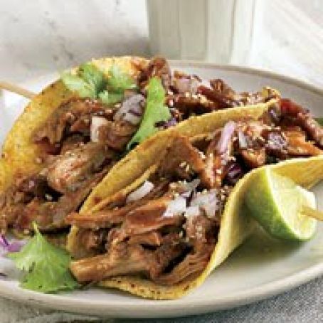 Beer-Braised Turkey Tacos