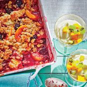 Peach-Berry Crumble