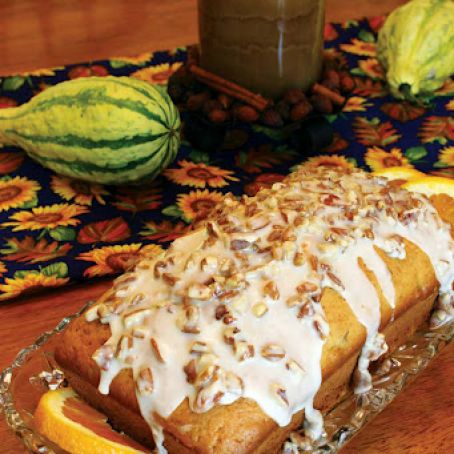 Glazed Orange-Pecan Bread