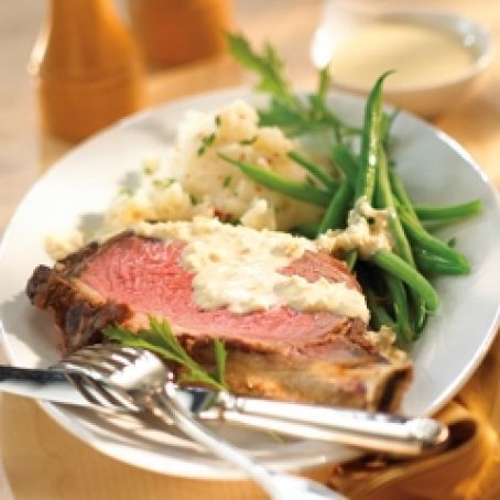 Prime Rib with Horseradish Sauce