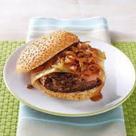 Sweet Onion BBQ Burgers Recipe