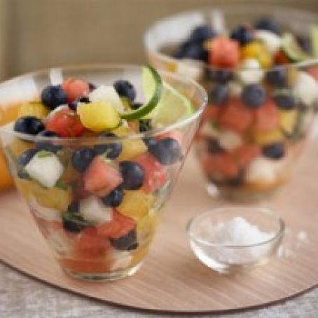 Chili-Spiced Fruit Salad with Queso Fresco