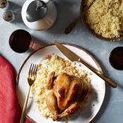 Grilled Poussins With Orange-Cumin Glaze