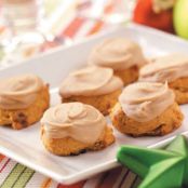 Pumpkin Frosted Cookies