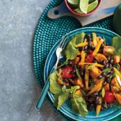 Roasted Sweet Potato and Black Bean Salad