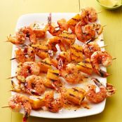 Shrimp and Pineapple Skewers (Chipotle)