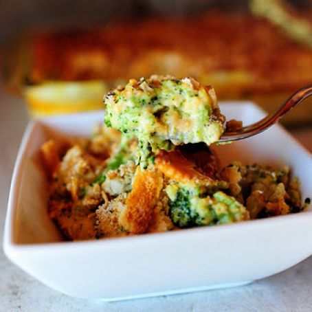 Broccoli Cheese & Cracker Casserole
