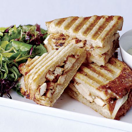 Cajun Chicken Panini with Spicy Dipping Sauce