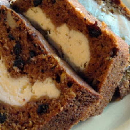 Pumpkin Bread with Maple Cream Cheese Filling