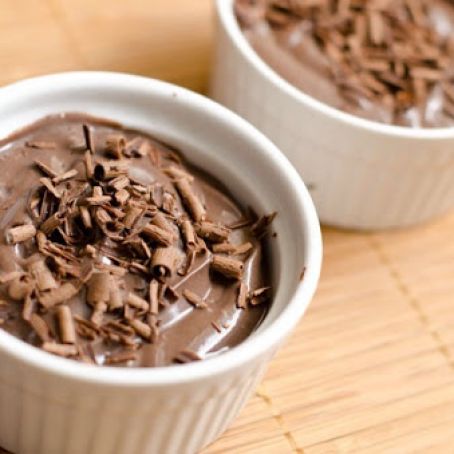 Tofu Chocolate Peanut Butter Mousse