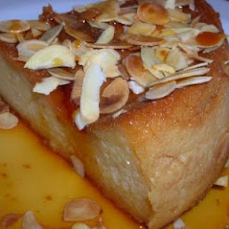 FLAN DE CACAHUATE Y ALMENDRAS