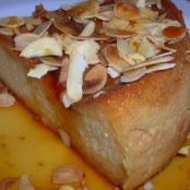 FLAN DE CACAHUATE Y ALMENDRAS