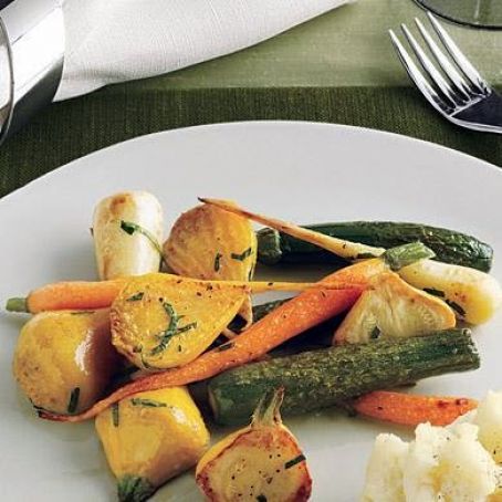 ROASTED BABY VEGETABLES