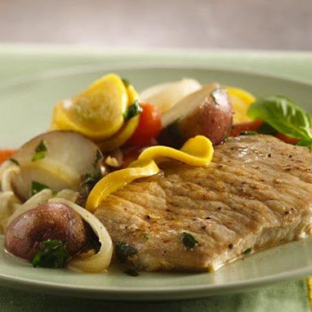 Slow Cooker Pork Chops with Vegetable Medley