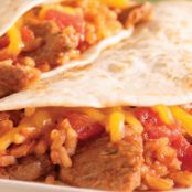 Beef and Rice Soft Tacos