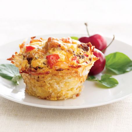 Cheesy Hash Brown Cups