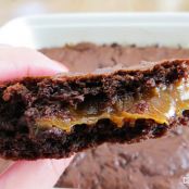 Gooey Chocolate Caramel Brownies