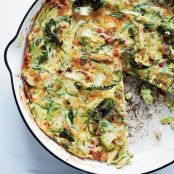 Brussels Sprout, Bacon and Gruyère Frittata