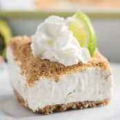 Frozen Key Lime Crunch Cake