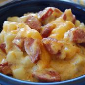 Potato, Cheese & Sausage Casserole (individual portions)