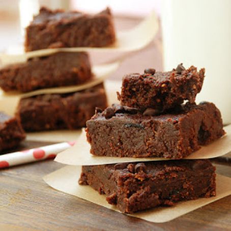 Fudgy Cranberry Paleo Brownie Bars