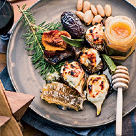 Honey-Broiled Figs with Ricotta