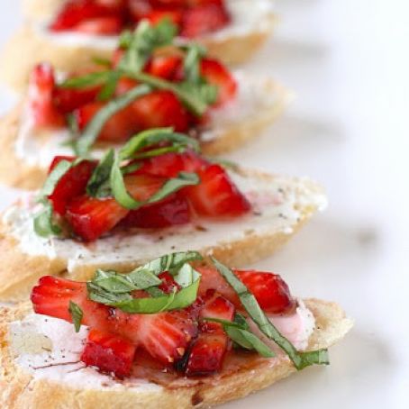 Strawberry Bruschetta