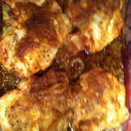 Easy Saucy Applesauce Pork Chops