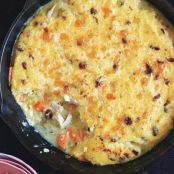 Turkey Pie with Corn Topper