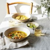 Burmese-Inspired Chicken Braised in Coconut Milk & Turmeric with Sweet Potato