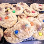 Leftover Halloween Candy Cookies