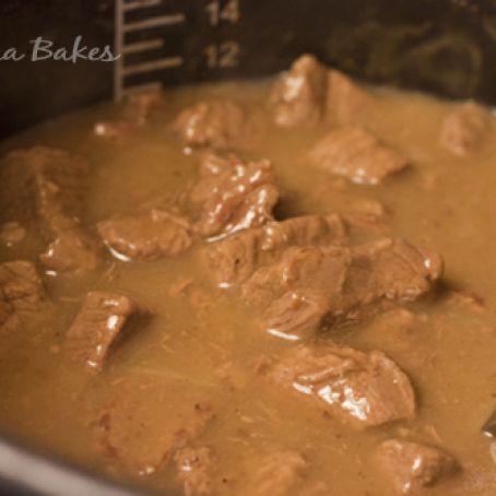 Pressure Cooker Sirloin Tips in Gravy