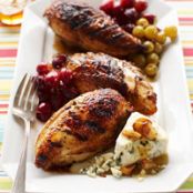 Honey-Glazed Chicken with Roasted Grapes