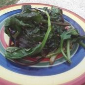 Sweet and Spicy Spinach