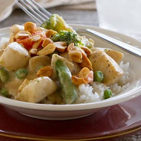 Peanut Chicken Stir Fry