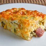 Ham and Cheese Egg Casserole