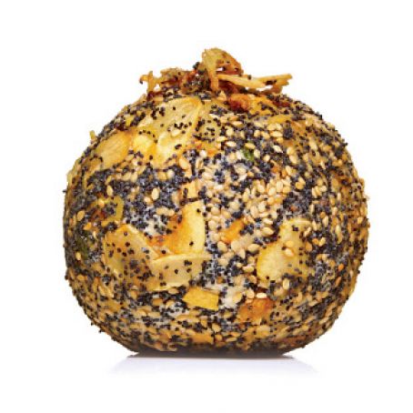 Everything Spice–Coated Cheddar Cheese Ball