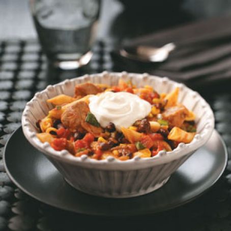 Southwestern pork & pasta