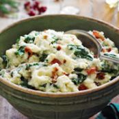 Bacon-Spinach Mashed Potatoes
