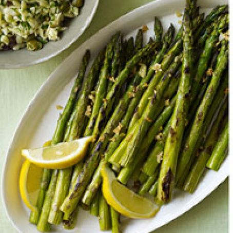 Roasted Asparagus with Garlic