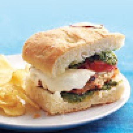 Pesto Chicken Burger